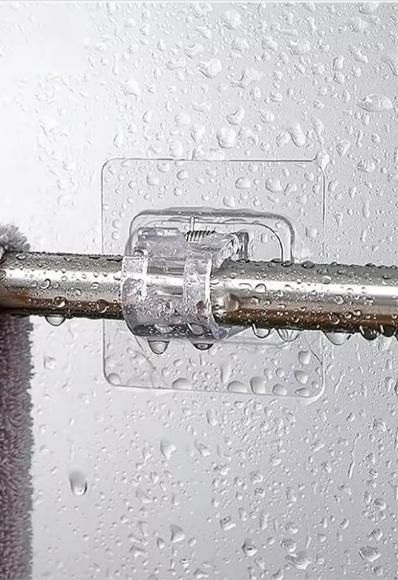 Rods Clips Hook Self Adhesive Pack of 6, 8, 12